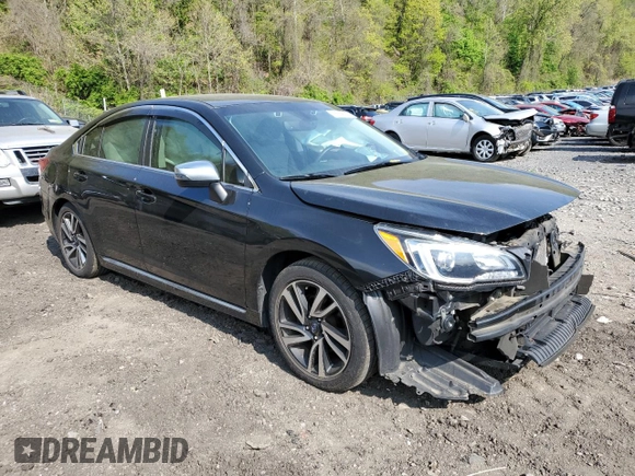 2017 Subaru Legacy Sport with VIN 4S3BNAS68H3032822, listed as a Copart auction lot 49534593 with 0 mi miles. Bid and sale history available at carsss.com. Image 4.