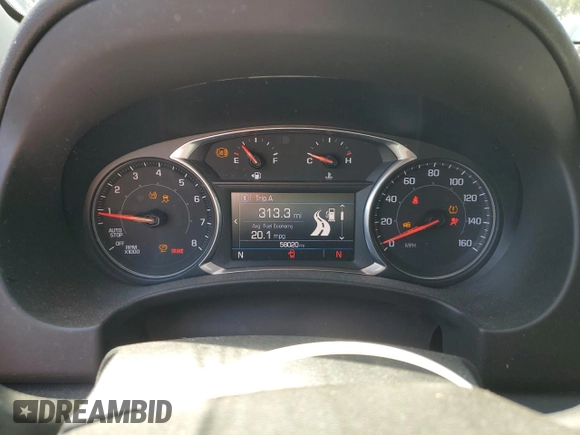 2020 GMC Terrain SLE z VIN 3GKALMEV1LL281504, wystawiony jako Copart lot #50687545 z przebiegiem 58 020 mil mil oraz Szkoda całkowita • Salvage title. Historia ofert i sprzedaży dostępna na DreamBid. Obrazek 9.