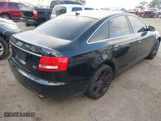 2008 Audi A6 with VIN WAUDH74F48N129288, listed as a IAAI auction lot 41960697 with 196,713 mi miles. Bid and sale history available at carsss.com. Image 4.