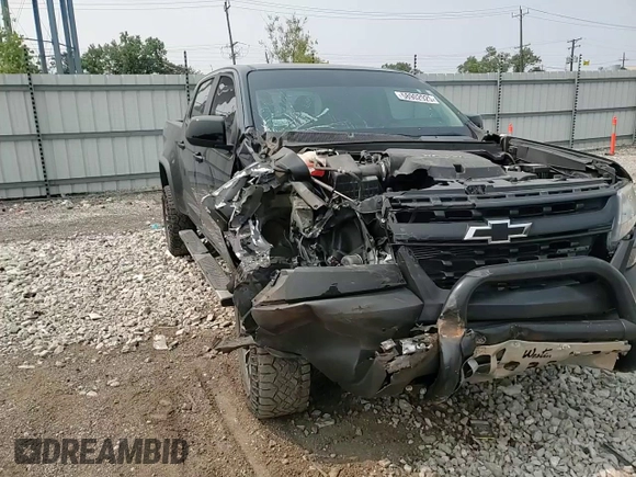 2019 Chevrolet Colorado 4WD ZR2 with VIN 1GCGTEEN2K1346880, listed as a Copart auction lot 58902925 with 44,659 mi miles and Salvage title. Bid and sale history available at DreamBid. Image 13.