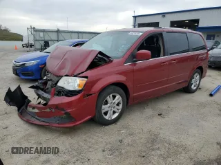 2011 Dodge Grand Caravan Crew with VIN 2D4RN5DG1BR697672, listed as a Copart auction lot 54875495 with 129,892 mi miles and Non Repairable. Bid and sale history available at DreamBid. Image 1.