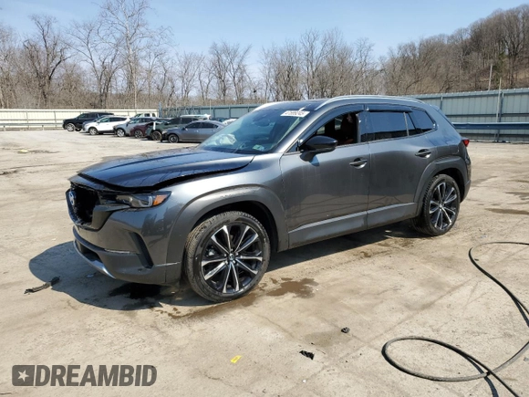 2024 Mazda CX-50 Premium with VIN 7MMVABDY5RN202993, listed as a Copart auction lot 47599245 with 16,881 mi miles and Salvage title. Bid and sale history available at DreamBid. Image 1.