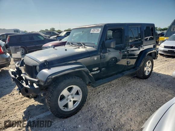 2008 Jeep Wrangler Unlimited Sahara with VIN 1J8GA59158L538460, listed as a Copart auction lot 63897295 with 335,852 mi miles and Clean title. Bid and sale history available at DreamBid. Image 1.