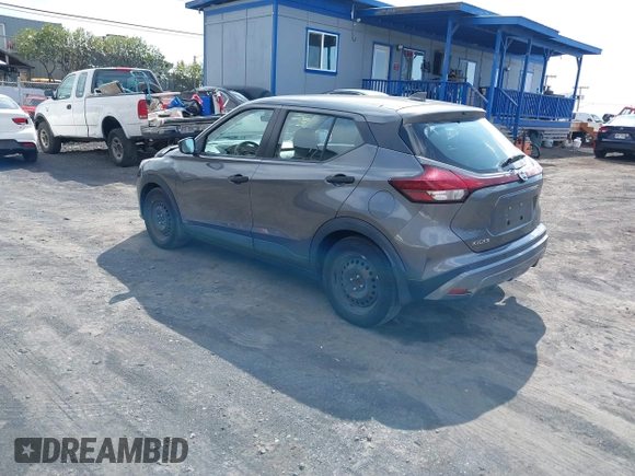 2021 Nissan Kicks S with VIN 3N1CP5BV6ML544383, listed as a IAAI auction lot 41745364 with 46,387 mi miles. Bid and sale history available at carsss.com. Image 3.