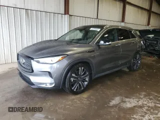 2021 Infiniti QX50 Luxe z VIN 3PCAJ5BBXMF104676, wystawiony jako Copart lot #55590605 z przebiegiem 37 896 mil mil oraz Szkoda całkowita • Salvage title. Historia ofert i sprzedaży dostępna na DreamBid. Obrazek 1.