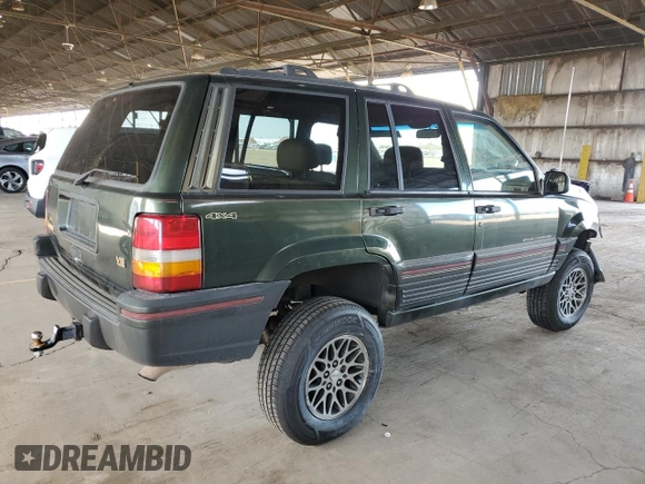 1995 Jeep Grand Cherokee Limited with VIN 1J4GZ78Y2SC723898, listed as a Copart auction lot 54142035 with 173,454 mi miles and Salvage Title. Bid and sale history available at carsss.com. Image 3.