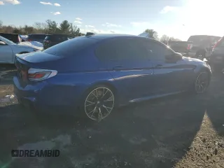 2019 BMW M5 with VIN WBSJF0C5XKB285493, listed as a Copart auction lot 87696545 with 47,381 mi miles and Salvage Title. Bid and sale history available at carsss.com. Image 3.