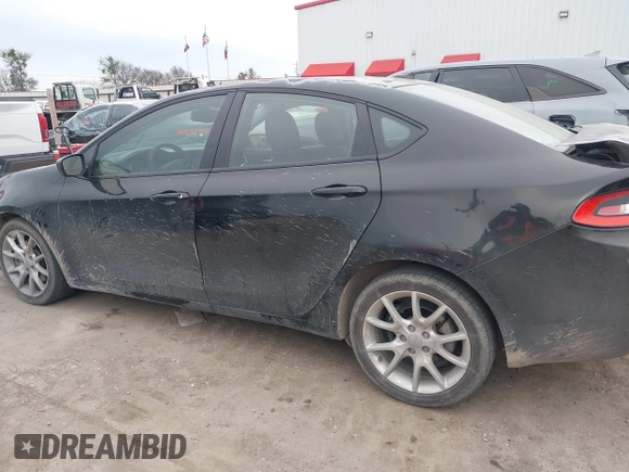 2013 Dodge Dart SXT with VIN 1C3CDFBA5DD107641, listed as a IAAI auction lot 41374161 with 163,847 mi miles. Bid and sale history available at carsss.com. Image 14.