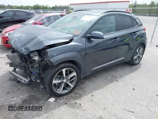 2020 Hyundai Kona Ultimate with VIN KM8K53A55LU549563, listed as a IAAI auction lot 41714066 with 101,444 mi miles. Bid and sale history available at carsss.com. Image 18.