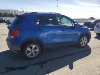 2015 Chevrolet Trax LT with VIN KL7CJLSB8FB253619, listed as a Copart auction lot 47884945 with 103,218 mi miles and Salvage Title. Bid and sale history available at carsss.com. Image 3.