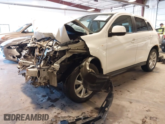 2014 Mitsubishi Outlander Sport ES with VIN 4A4AR3AU5EE028764, listed as a IAAI auction lot 41802229 with 109,250 mi miles. Bid and sale history available at carsss.com. Image 22.