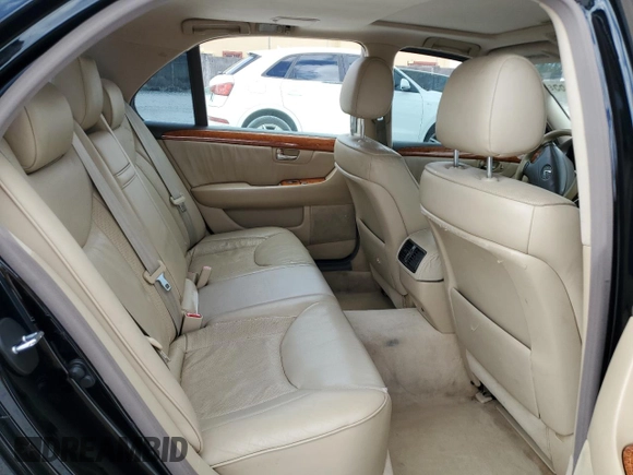 2005 Lexus LS 430 z VIN JTHBN36F755014039, wystawiony jako Copart lot #54259665 z przebiegiem 198 475 mil mil oraz Szkoda całkowita • Salvage title. Historia ofert i sprzedaży dostępna na DreamBid. Obrazek 10.