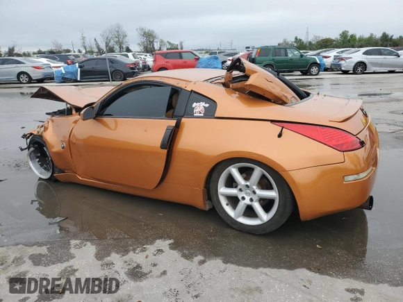 2004 Nissan 350Z Touring with VIN JN1AZ34E84T052629, listed as a Copart auction lot 46078465 with 0 mi miles and Salvage Title. Bid and sale history available at carsss.com. Image 2.