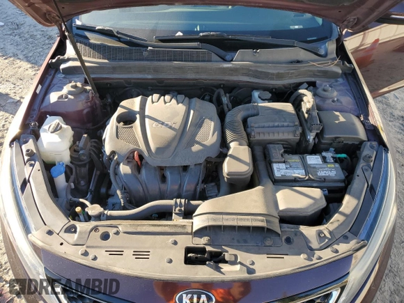 2015 Kia Optima LX with VIN 5XXGM4A71FG489988, listed as a Copart auction lot 45502635 with 140,264 mi miles and Salvage title. Bid and sale history available at DreamBid. Image 11.