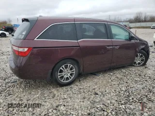 2012 Honda Odyssey EX-L with VIN 5FNRL5H61CB019702, listed as a Copart auction lot 51535585 with 185,737 mi miles and Clean Title. Bid and sale history available at DreamBid. Image 3.
