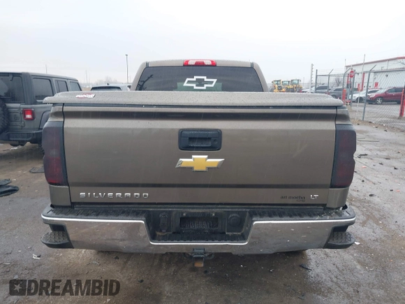 2015 Chevrolet Silverado 1500 LT with VIN 1GCVKREC9FZ237338, listed as a IAAI auction lot 41897225 with 154,229 mi miles and . Bid and sale history available at DreamBid. Image 16.