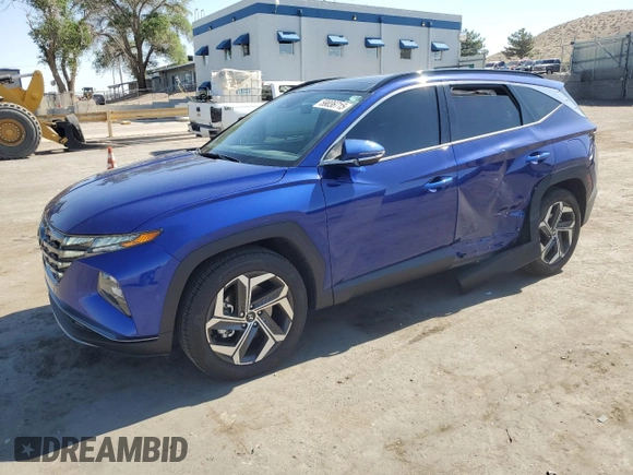 2024 Hyundai Tucson Limited z VIN 5NMJE3DE1RH363160, wystawiony jako Copart lot #58036715 z przebiegiem 15 261 mil mil oraz Szkoda całkowita • Salvage title. Historia ofert i sprzedaży dostępna na DreamBid. Obrazek 1.