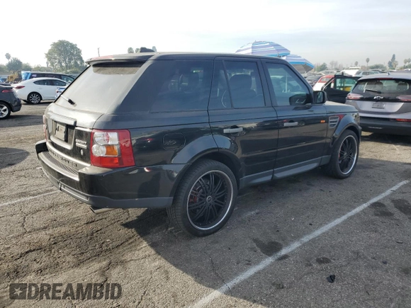 2007 Land Rover Range Rover Sport SC with VIN SALSH23407A986039, listed as a Copart auction lot 86101864 with 160,077 mi miles and Salvage title. Bid and sale history available at DreamBid. Image 3.