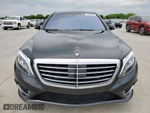 2015 Mercedes-Benz S 550 with VIN WDDUG8CB5FA133287, listed as a Copart auction lot 54829225 with 55,878 mi miles and Salvage Title. Bid and sale history available at carsss.com. Image 5.