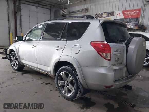 2008 Toyota RAV4 Sport with VIN JTMBK32V285047879, listed as a IAAI auction lot 41493882 with 229,642 mi miles. Bid and sale history available at carsss.com. Image 3.