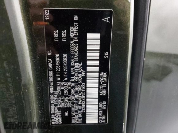 2023 Lexus NX 350h Luxury with VIN 2T2HKCEZXPC011833, listed as a Copart auction lot 88805845 with 40,845 mi miles and Clean Title. Bid and sale history available at DreamBid. Image 14.