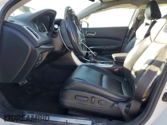 2018 Acura TLX with VIN 19UUB1F39JA002412, listed as a Copart auction lot 41780555 with 140,950 mi miles and Salvage Title. Bid and sale history available at carsss.com. Image 7.