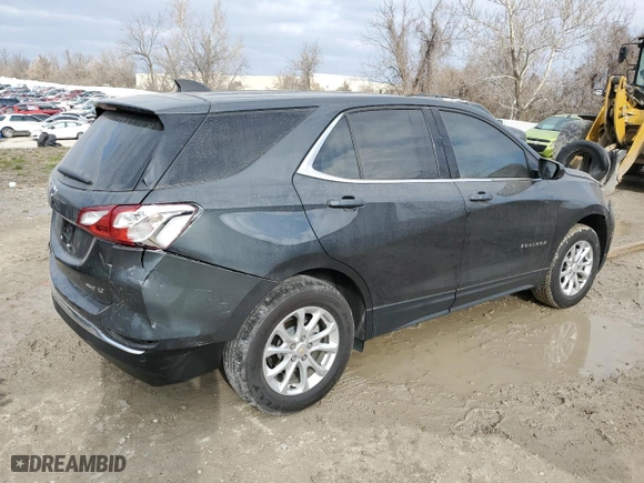 2020 Chevrolet Equinox LT with VIN 2GNAXTEV2L6134825, listed as a Copart auction lot 36829434 with 53,293 mi miles and Salvage Title. Bid and sale history available at carsss.com. Image 3.