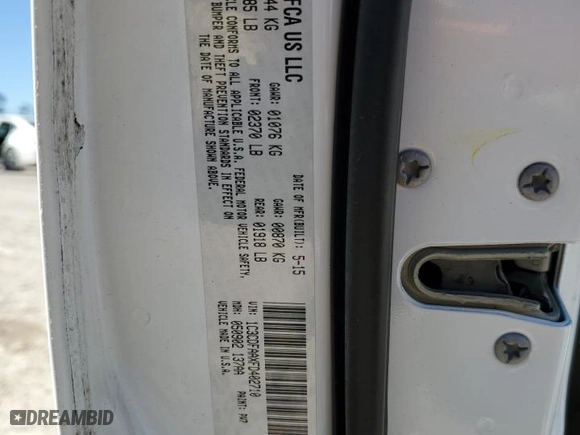 2015 Dodge Dart SE with VIN 1C3CDFAAXFD402710, listed as a Copart auction lot 48028515 with 35,735 mi miles and Salvage Title. Bid and sale history available at carsss.com. Image 14.