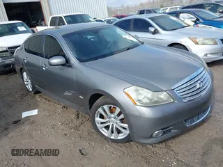 2008 Infiniti M with VIN JNKAY01E48M607142, listed as a IAAI auction lot 41449950 with 301,896 mi miles and . Bid and sale history available at carsss.com. Image 1.