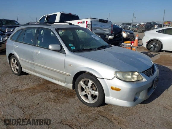 2003 Mazda Protege with VIN JM1BJ245131122498, listed as a IAAI auction lot 41990488 with 170,880 mi miles and . Bid and sale history available at DreamBid. Image 1.