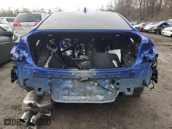 2022 Acura TLX Type S w/Performance Tire with VIN 19UUB7F9XNA001928, listed as a Copart auction lot 42342915 with 0 mi miles and Salvage Title. Bid and sale history available at carsss.com. Image 6.