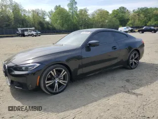 2021 BMW 4 Series 430i xDrive z VIN WBA73AP08MCG93941, wystawiony jako Copart lot #54238385 z przebiegiem 54 911 mil mil oraz Szkoda całkowita • Salvage title. Historia ofert i sprzedaży dostępna na DreamBid. Obrazek 1.