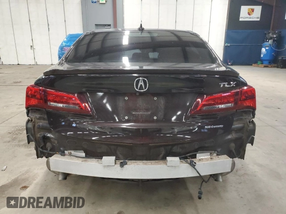 2016 Acura TLX V6 Advance with VIN 19UUB3F72GA003649, listed as a Copart auction lot 81685174 with 115,580 mi miles and Salvage Title. Bid and sale history available at carsss.com. Image 6.