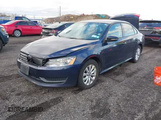 2012 Volkswagen Passat S w/Appearance with VIN 1VWAP7A36CC090112, listed as a IAAI auction lot 41983476 with 118,853 mi miles. Bid and sale history available at carsss.com. Image 2.