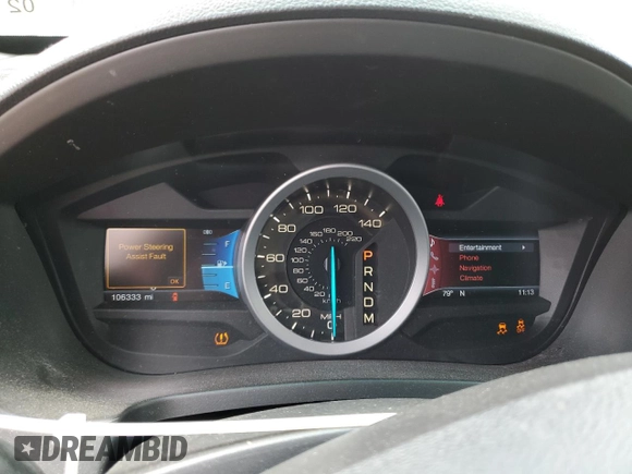2012 Ford Explorer XLT with VIN 1FMHK7D88CGA23572, listed as a Copart auction lot 53315895 with 106,333 mi miles and Salvage Title. Bid and sale history available at DreamBid. Image 9.