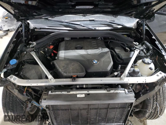 2022 BMW X3 xDrive30i with VIN 5UX53DP01N9M07451, listed as a Copart auction lot 45893785 with 36,661 mi miles and Salvage Title. Bid and sale history available at DreamBid. Image 12.