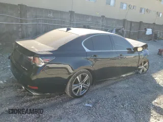 2017 Lexus GS with VIN JTHCZ1BL7HA004762, listed as a Copart auction lot 88003565 with 5,563 mi miles and Salvage Title. Bid and sale history available at carsss.com. Image 3.