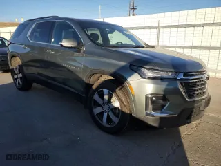 2023 Chevrolet Traverse LT Leather with VIN 1GNEVHKW8PJ190861, listed as a Copart auction lot 49585885 with 53,488 mi miles and Salvage Title. Bid and sale history available at carsss.com. Image 4.