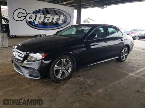 2017 Mercedes-Benz E 300 Luxury with VIN WDDZF4JB9HA067009, listed as a Copart auction lot 60285755 with 81,776 mi miles and Salvage title. Bid and sale history available at DreamBid. Image 1.