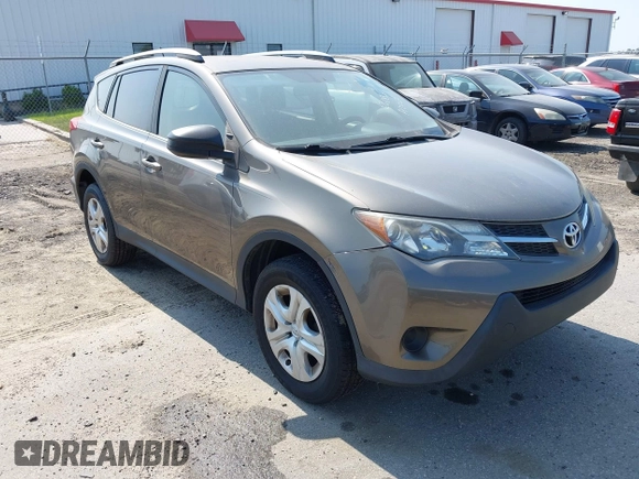 2014 Toyota RAV4 LE with VIN JTMZFREVXED034316, listed as a IAAI auction lot 42610135 with 214,871 mi miles and . Bid and sale history available at DreamBid. Image 1.
