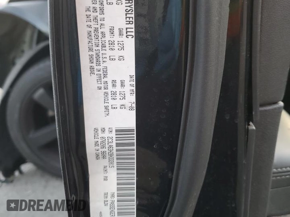 2008 Chrysler 300 C Hemi z VIN 2C3LA63H28H332015, wystawiony jako Copart lot #43583765 z przebiegiem 183 473 mil mil oraz Szkoda całkowita • Salvage title. Historia ofert i sprzedaży dostępna na DreamBid. Obrazek 14.