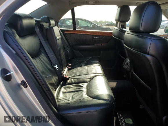 2001 Lexus LS 430 with VIN JTHBN30F810046417, listed as a Copart auction lot 52645575 with 213,865 mi miles and Salvage Title. Bid and sale history available at carsss.com. Image 10.