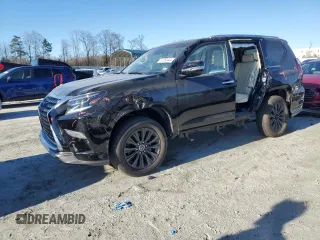 2021 Lexus GX with VIN JTJAM7BX8M5278954, listed as a Copart auction lot 87282444 with 47,965 mi miles and Salvage Title. Bid and sale history available at carsss.com. Image 1.