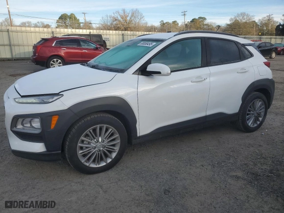 2021 Hyundai Kona SEL with VIN KM8K22AA5MU746461, listed as a Copart auction lot 88858495 with 63,729 mi miles and Salvage Title. Bid and sale history available at carsss.com. Image 1.
