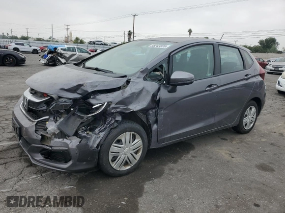 2020 Honda Fit LX with VIN 3HGGK5H48LM727872, listed as a Copart auction lot 58243835 with 28,431 mi miles and Salvage title. Bid and sale history available at DreamBid. Image 1.