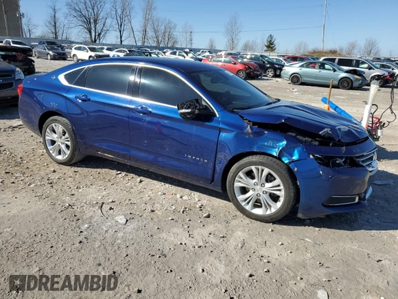 2014 Chevrolet Impala LT with VIN 1G1115SLXEU113503, listed as a Copart auction lot 50727005 with 70,596 mi miles and Clean title. Bid and sale history available at DreamBid. Image 4.