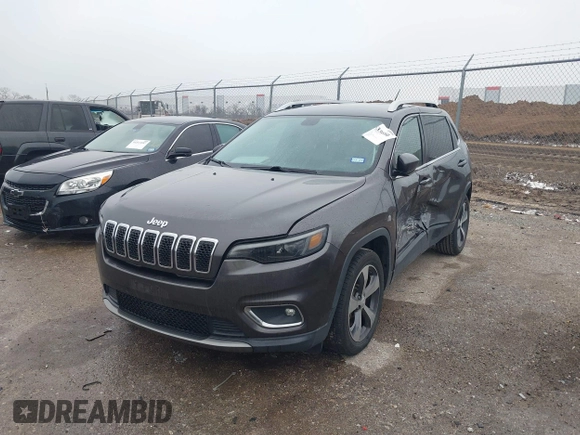 2019 Jeep Cherokee Limited with VIN 1C4PJLDB9KD275094, listed as a IAAI auction lot 41533660 with 75,361 mi miles and . Bid and sale history available at DreamBid. Image 17.