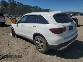 2022 Mercedes-Benz GLC with VIN W1N0G8DBXNV395314, listed as a Copart auction lot 49234705 with 45,364 mi miles and Salvage Title. Bid and sale history available at carsss.com. Image 2.
