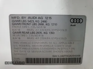 2016 Audi Q5 Premium Plus z VIN WA1L2AFP9GA094668, wystawiony jako Copart lot #64376525 z przebiegiem 149 977 mil mil oraz Czysty tytuł • Clean title. Historia ofert i sprzedaży dostępna na DreamBid. Obrazek 13.