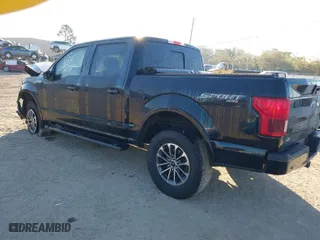 2018 Ford F-150 XL with VIN 1FTEW1E55JFB36007, listed as a IAAI auction lot 41788565 with 999,999 mi miles. Bid and sale history available at carsss.com. Image 3.